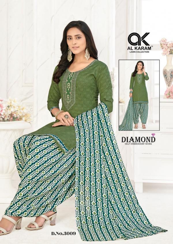 Al karam Diamond Vol-3 Soft Cotton Designer Dress Material